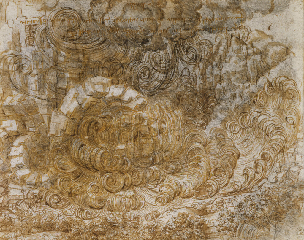 Leonardo da Vinci A deluge Google Art Project